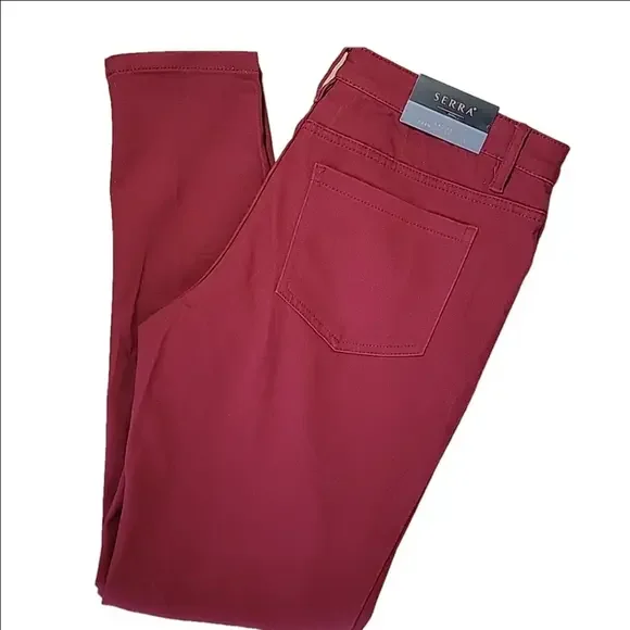Serra Red Jegging Jeans Size 12 NWT - Picture 1 of 11